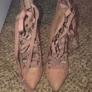 Pink heels